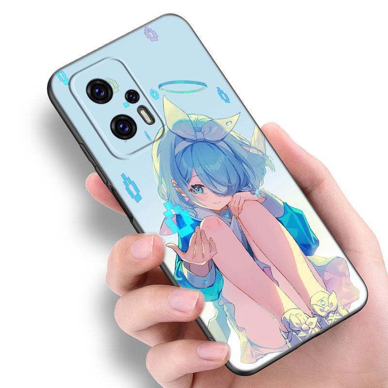 Blue Archive Game Black Silicone Phone Case For Xiaomi POCO X3 X4 NFC F5 M3 M4 M6 X5 X6 Pro F3 F4 GT 5G C55 C65 M5