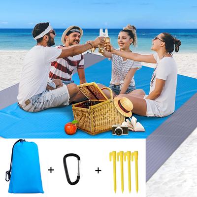 200x210cm wasserdichte Tasche Strandmatte Klappbare Camping Sandfreie Decke Matratze Tragbare leichte Matte Outdoor Picknickmatte
