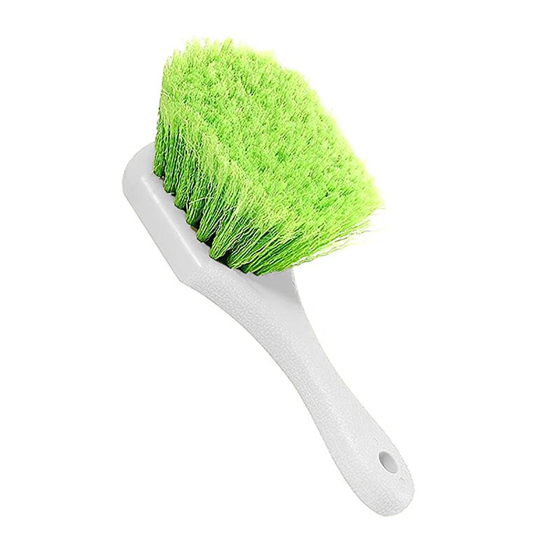 Wheel & Tire Brush For Car Rim And All Exterior Surface Soft Bristle Car Wash Brush Cleans Tires & Releases Dirt And Road Grime