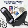 Unisex EVA Hartschalen-Fahrradlenkertasche mit Touchscreen, Wasserabweisendes Handyfach für Mountainbiking
