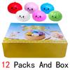 Dumpling Squishies Dumpling Pressure Cute Colorful Bun Toy High Rising Stress Relief Fidget Toy For Kids Adults Anti-Anxiety Gif