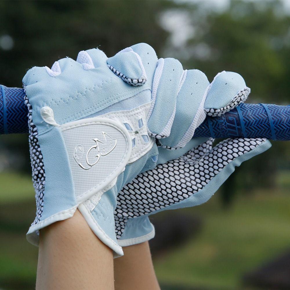 Bequeme Damen-Golfhandschuhe Verschleißfeste Outdoor-Sport Handschuhe Golf Training