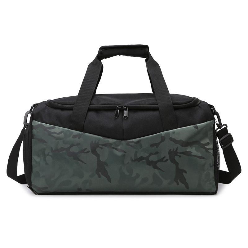 Personalized Niche Design, Large Capacity Portable Travel Bag, Dry and Wet Separation Belt Shoe Bin Fitness Bag Can Be Used for Pulling Rod