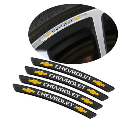 4 szt. 3D Styling Felgi Kół Samochodowych Naklejki Aluminiowe na Nadkola Akcesorium Samochodowe Do Chevrolet Cruze Colorado Spark Captiva Malibu Trax Aveo