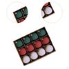 12Pcs Christmas Ball Ornaments Tree Hanging Decorations Lightweight DIY Xmas Decor