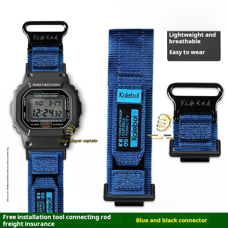 

Спортивный нейлоновый ремешок для часов Dw-5600 Мужской Для Casio Gshock GM-5600 Dw5600 gw-m5610 GA2100 Холщовый ремешок Металлический адаптер аксессуары 16mm