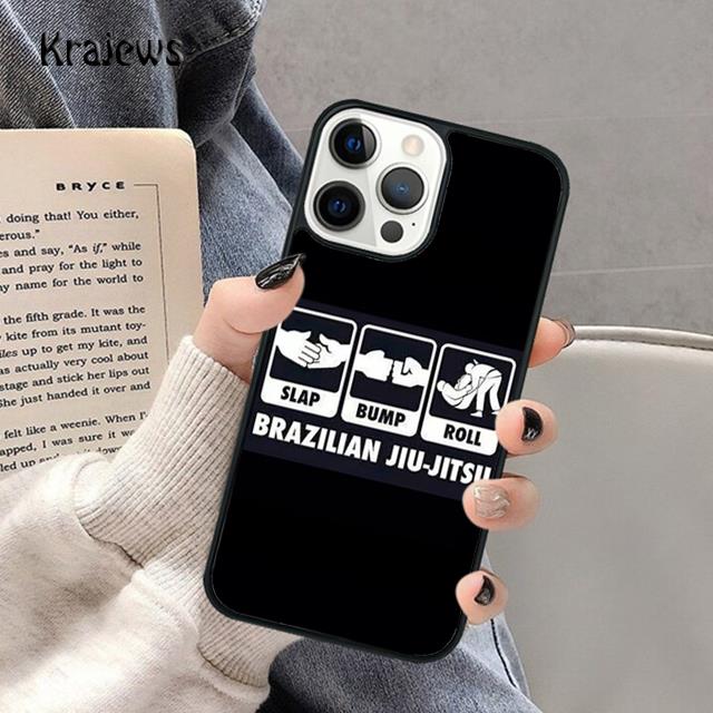 Judo jiu jitsu BJJ Brazilian Phone Case For iPhone 17 Air 16 15 14 Ma Plus 11 12 13 Pro Ma Phone Cover Fundas