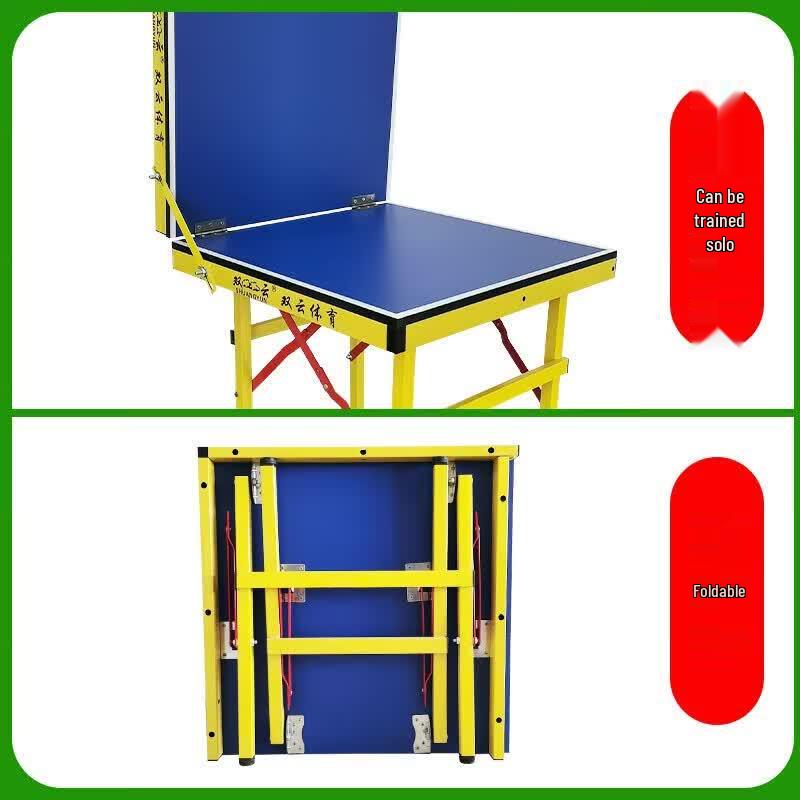 Shuangyun Children's Indoor Folding Mini Ping Pong Table