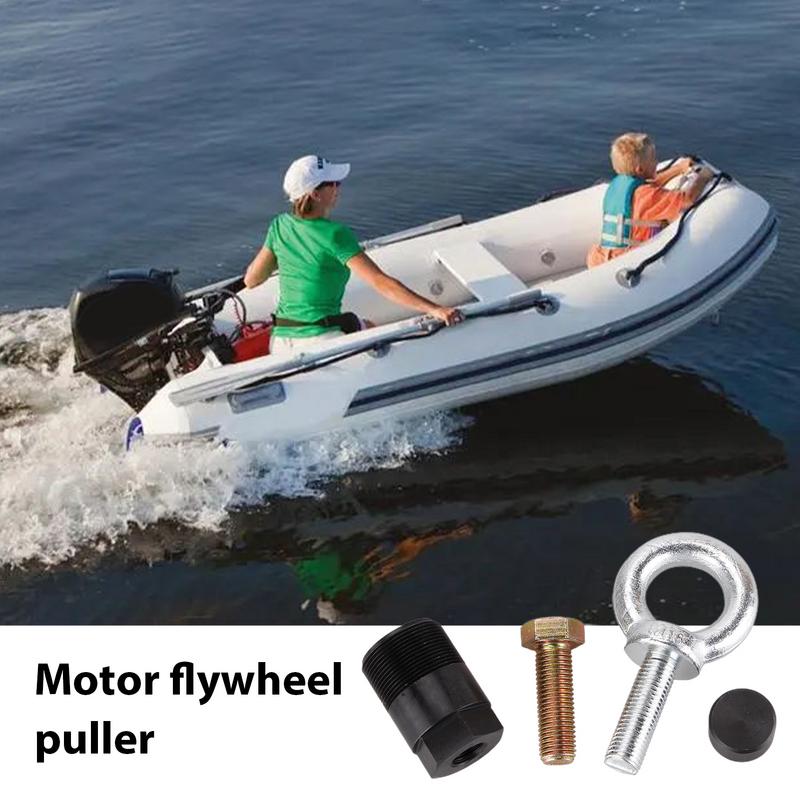 Outboard Motor Flywheel Puller Speed Boat Aluminum Flywheel Puller Kit Wear Resistant Mariner Outboard Lift Flywheel Puller Tool