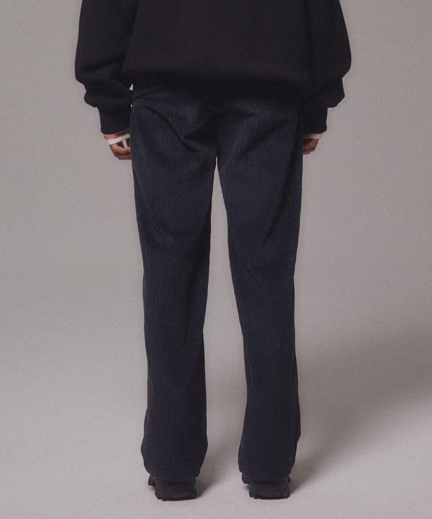 Minasu Corduroy Straight Pants_Navy