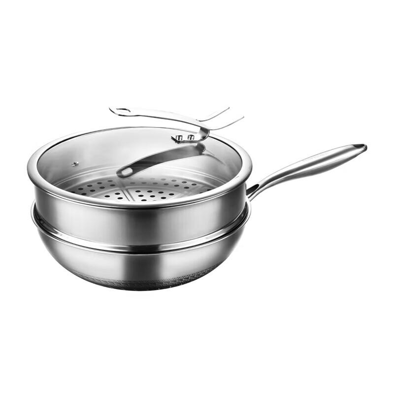 Hanle 316 Stainless Steel Non-stick Wok