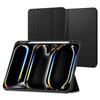 Spigen iPad Pro 11-inch (2024) Case with Stand, Shockproof, Scratch-Resistant Fabric Cover, Auto Sleep/Wake, Urban Fit, ACS07020 (Black)