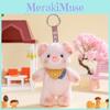 Cute Rabbit Panda And Monkey Plush Keychain With Pp Cotton For Bag Decoration