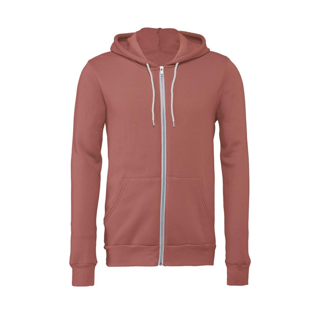 Bella + Canvas Unisex Adult Polycotton Full Zip Hoodie