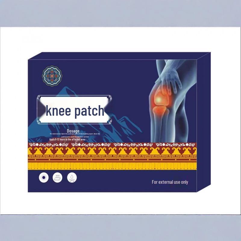 Knee Acupoint Pain Relief Patches - 5 Pack with Heel Ointment