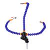 Flexible 3 Arms Soldering Holder Blue Multifunctional for Circuit Board Repairing and Fixing