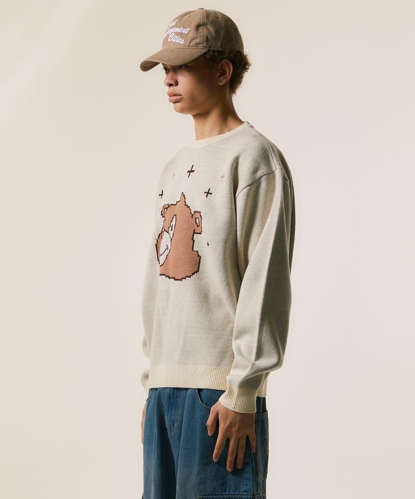 LMC Bear Knit Sweater Cream