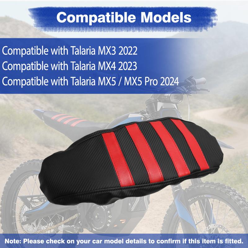Motorcycle Seat Cover For Talaria MX3 2022 MX4 2023 MX5 Pro 2024 Non-Slip Cushion Protector Cover Motorcycle Accessories