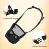 3Pcs Dog Muzzle Soft Mesh Muzzle for Small Medium Large Dogs Adjustable Strap Breathable Dog Mouth Guard Anti Biting Barking Chewing Suitable Pets