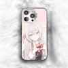 Custodia per Telefono Anime Carina A-Alya per iPhone 16 17 15 14 12 13 Pro Max Colore Nero Copertura Antiurto