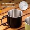 OEING Foldable 304 Stainless Steel Camping Mug