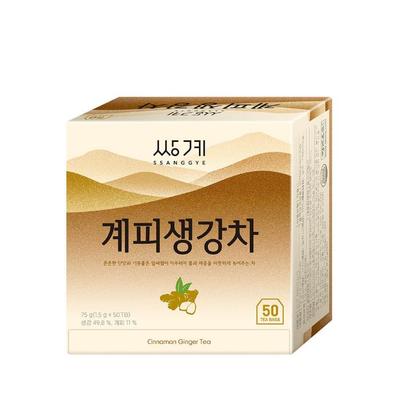 Ssanggye Cinnamon & Ginger Tea 50 Tea Bags