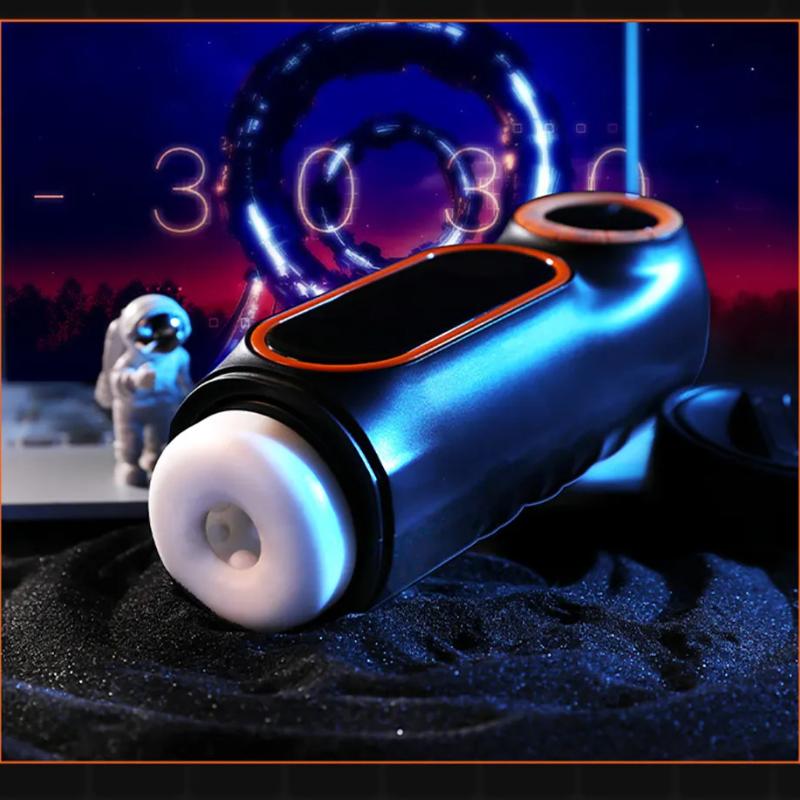18+ Automatic Telescopic Male Masturbator, Pussy Vibration Blowjob Suction Machine, Masturbation Cup Adult Goods for Men