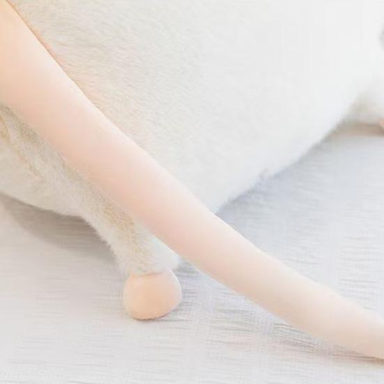 Plysjrotte Kosedyr Prankeleke Plysj Kreativ Gave Myk Kosete Realistisk Mus til Bursdag Gagg