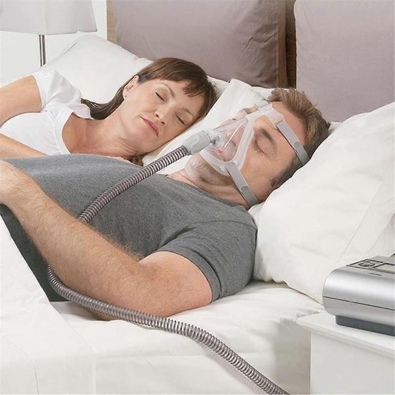 Full Face CPAP Masks with Headgear, Elbow/Swivel and Cushion, CPAP Supplies Suitable for Most Models of Machines