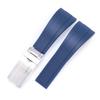 Rubber Watch Band with Cut To Size Design, Cut To Size Design Natural Rubber Watch Strap for Rolex Submariner Daytona Yacht Master GMT, Waterproof Dus