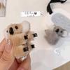 Cute Plush Koala Bear Hair Claw Clips for Girls Animal Hairpins Barrettes Headwear Soft Hair Accessories
