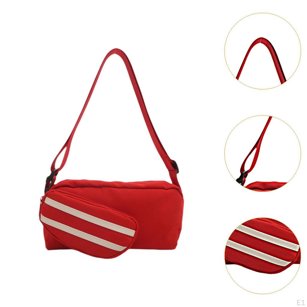 Womens Crossbody Bag Zipper Closure Sport Simple Satchel for Riding Dating