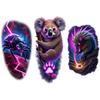 3pcs Temporary Tattoo Scorpion Realistic Temporary Tattoos Wombat Panda Colorful Realism Horse For Adults Arms Thighs