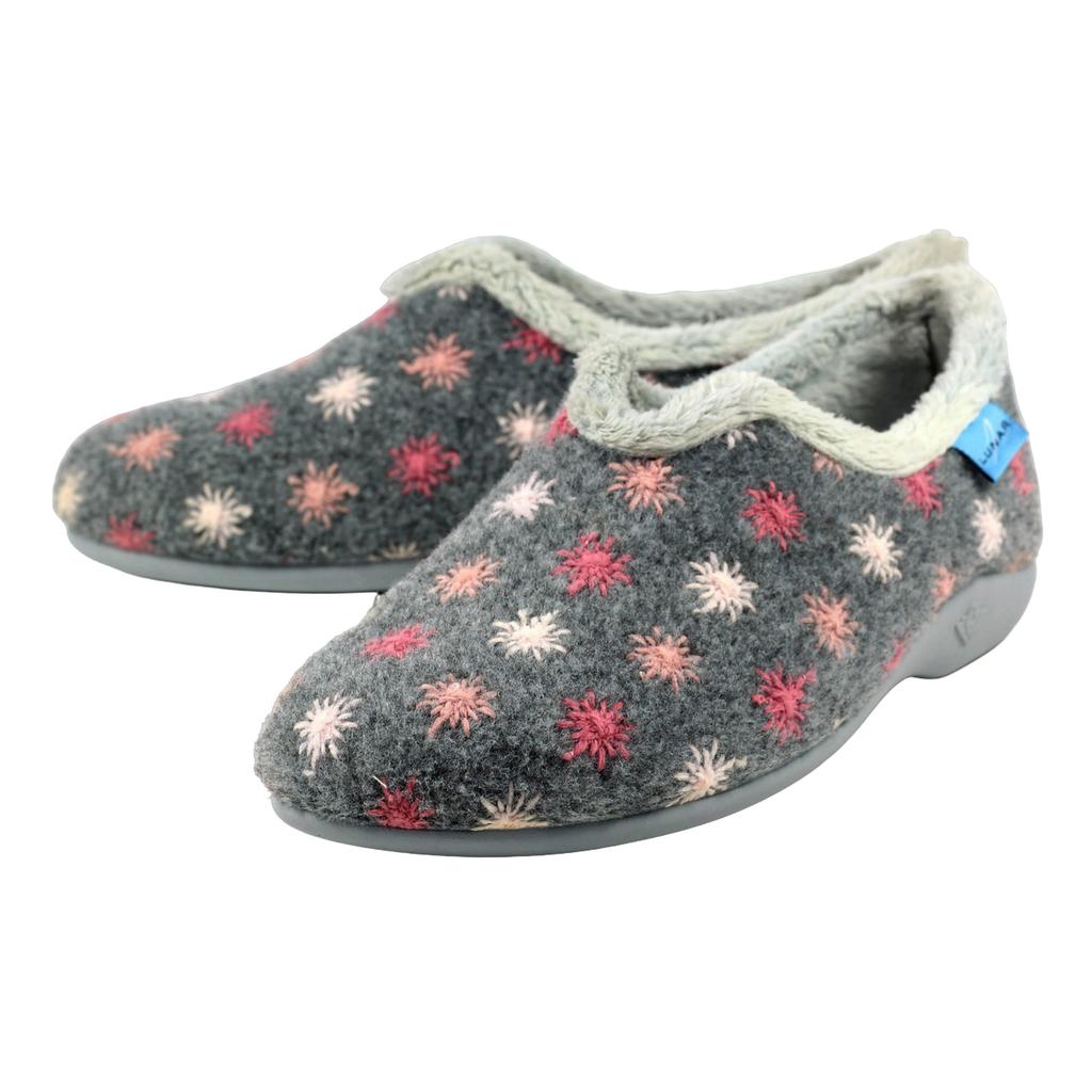 Lunar Womens/Ladies Sundance Felt Slippers