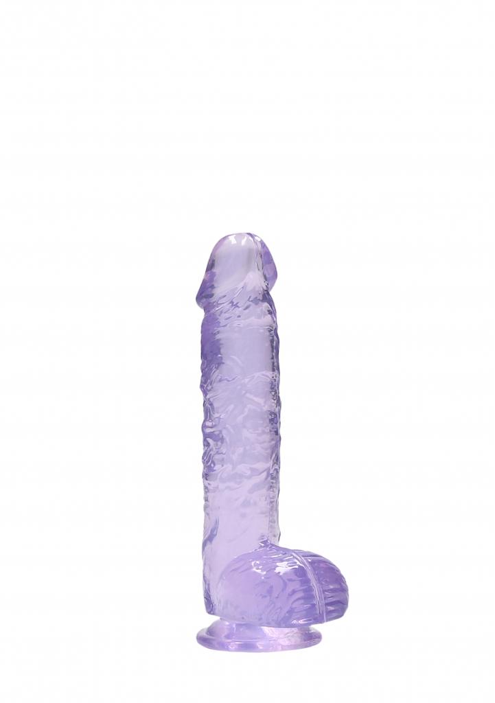 Ρεαλιστικό Dildo 6 ιντσών / 15 cm με μπάλες και βεντούζα