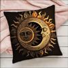 1pc Tarot Card God Sun Face Moon Pillow Case Square Bedroom Sofa Leisure Comfort Cushion Car Living Room Home Decoration