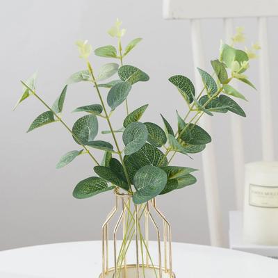 Simulated Single Eucalyptus Money Leaf, Simulated Green Plant Floral Arrangement Accessories, Simulated Flower Home Ornament