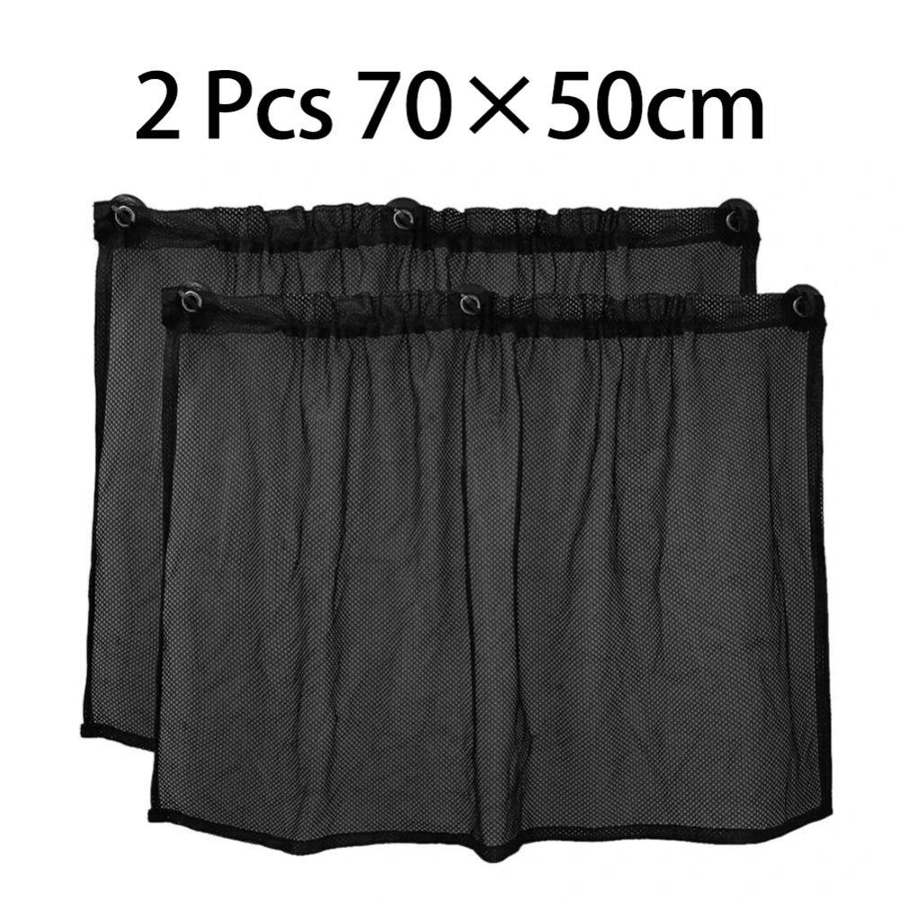 2pcs Sun Protection Car Sunscreen Curtains Sun Side Window Shade Curtain  Car Interior Accessories