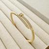 Versatile Zirconia Serpent Open Bracelet - Stylish & Elegant Hand Jewelry for Daily Wear