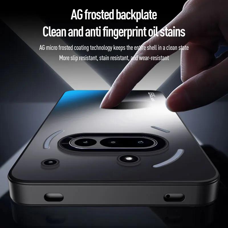 Magnetic Case for Nothing Phone 3A Pro Matte Shockproof Hard Bumper Stand Holder Cover Cases for Nothing Phone 3A 2A CMF Phone 1