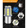 Qoope 1157 LED Bulb White 2357 2057 BAY15D 7528 LED Bulbs Replacement For Brake Tail Backup Reverse Lights, Turn Signal Bulb, RV Camper Trailer 5Th