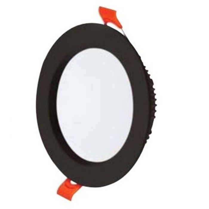 Lot de 10 spots ALEXA SMD LED rond noir 8W 7000K