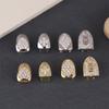 Hip Hop Single Tooth Teeth Punk  Metal Teeth Caps  Teeth Grillz Party Cosplay Teeth Grills Dental Jewelry