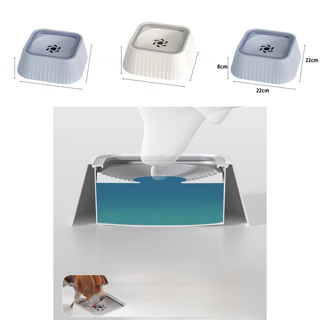 Pet Floating Bowl Water Dispenser For Dogs And Cats With Antispill Design Perfect For Pets And Gift Use