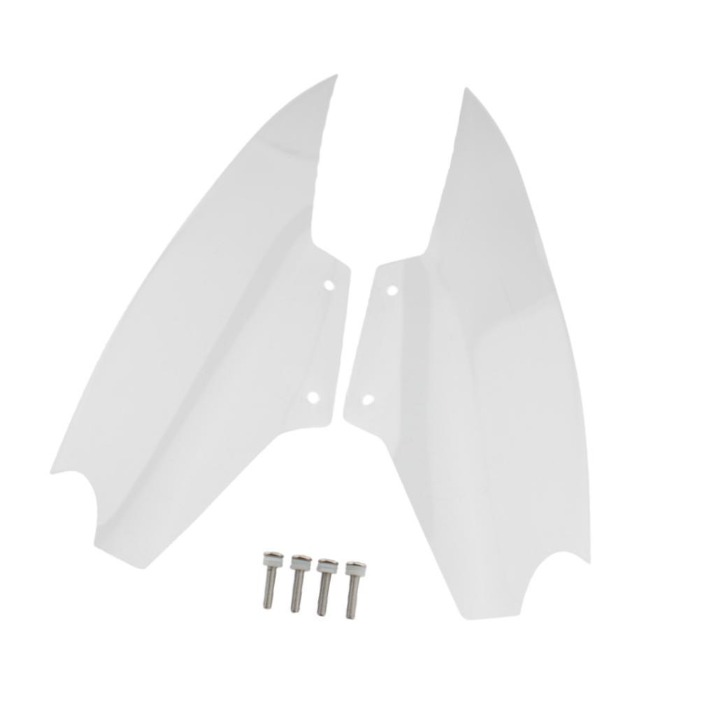 1 Pair Motorcycle Upper Fairing Air Deflectors Wind Side Shield Cover