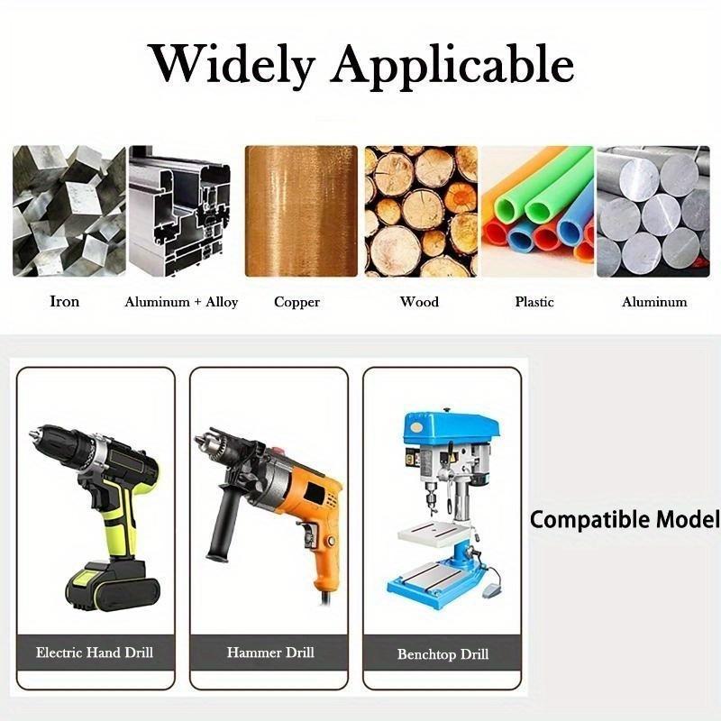 99Pcs Drill Bit Set Premium HSS Black Gold Coated Twist Drill Bits