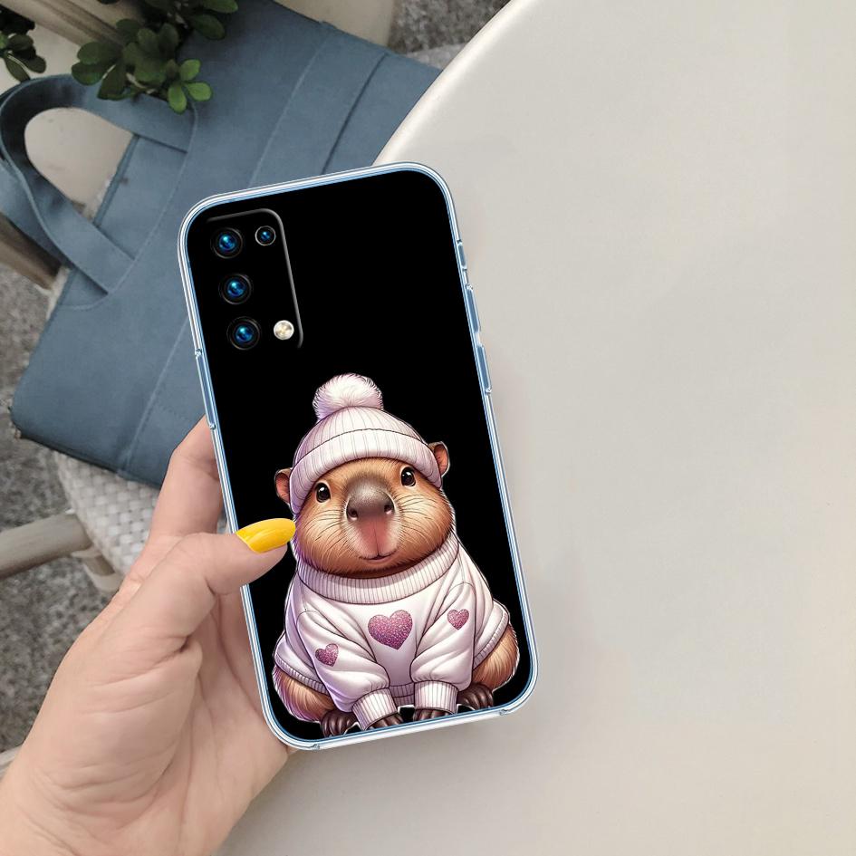 

CJ24 Cartoon Capybara Cute Phone Case for Motorola Moto Edge 20 30 40 50 S30 Fusion Ultra Pro Neo Lite + G200 G23 Motorola Moto G23