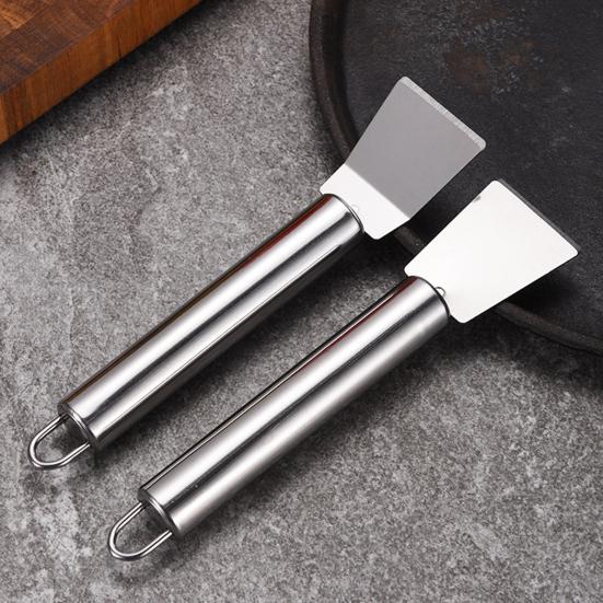 Stainless Steel Cleaning Shovel Kitchen Tool with Hanging Holes Easy To Use Reusable Rust-Resistant Ice Thawing Scraper for Cafe Restaurant Bakery