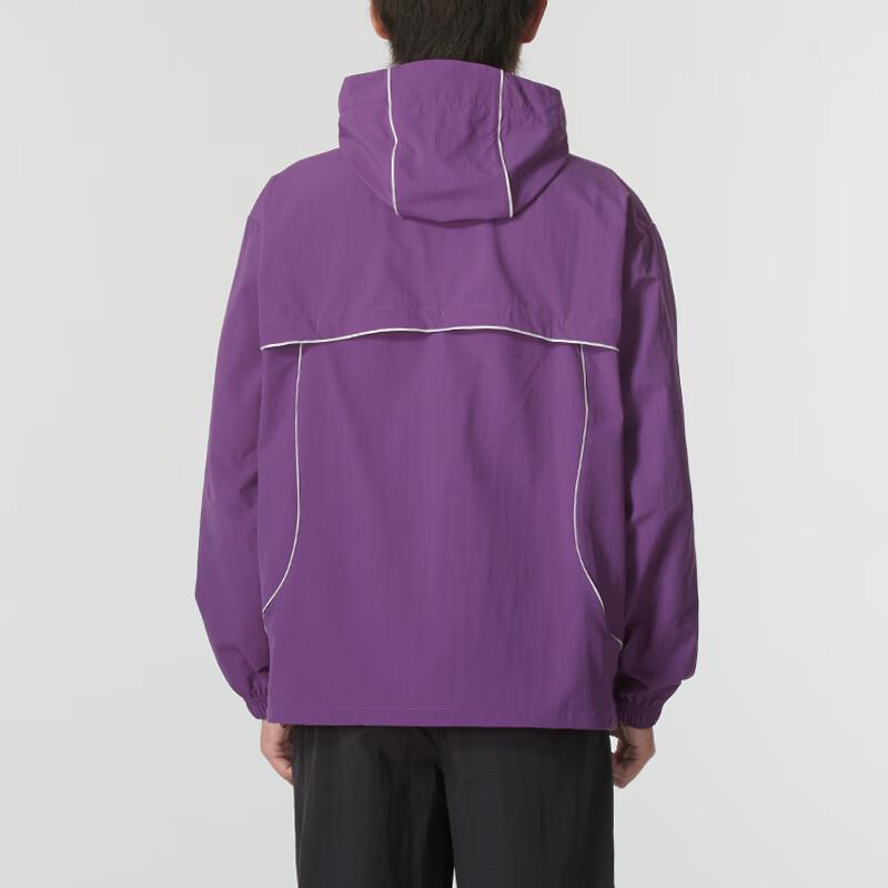 Puma Breathable Long Sleeve Running Training Jacket Men Jackets Purple 628484-89