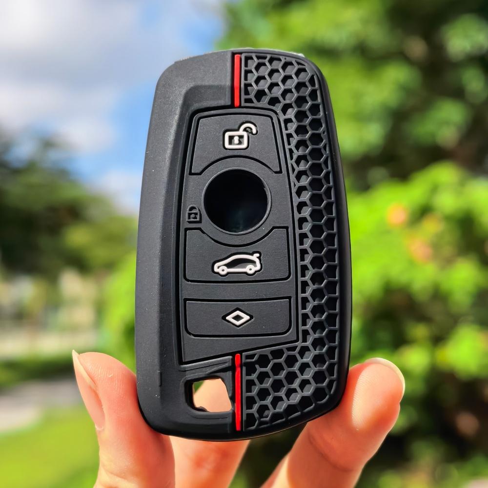 

Silicone Car Remote Key Case Cover Shell Fob Holder for BMW X1 X3 X4 X5 X6 Series 1 2 3 5 7 G20 G02 G05 G31 G23 F34 F15 F40 IX3
